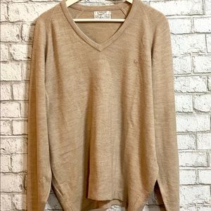 Christian Dior Vintage V-neck Acrylic Sweater M